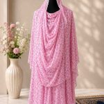 🌸 Pink Blossom Hijab