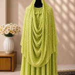 🌿 Olive Bloom Hijab