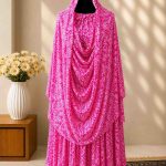 🌸 Pink Blossom Hijab